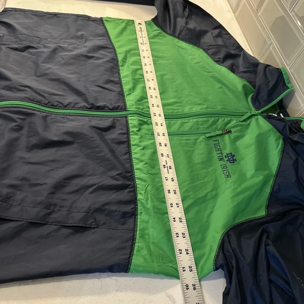 Notre‎ Dame Fighting Irish Windbreaker Rain Jacket Columbia Sportswear Sz Large